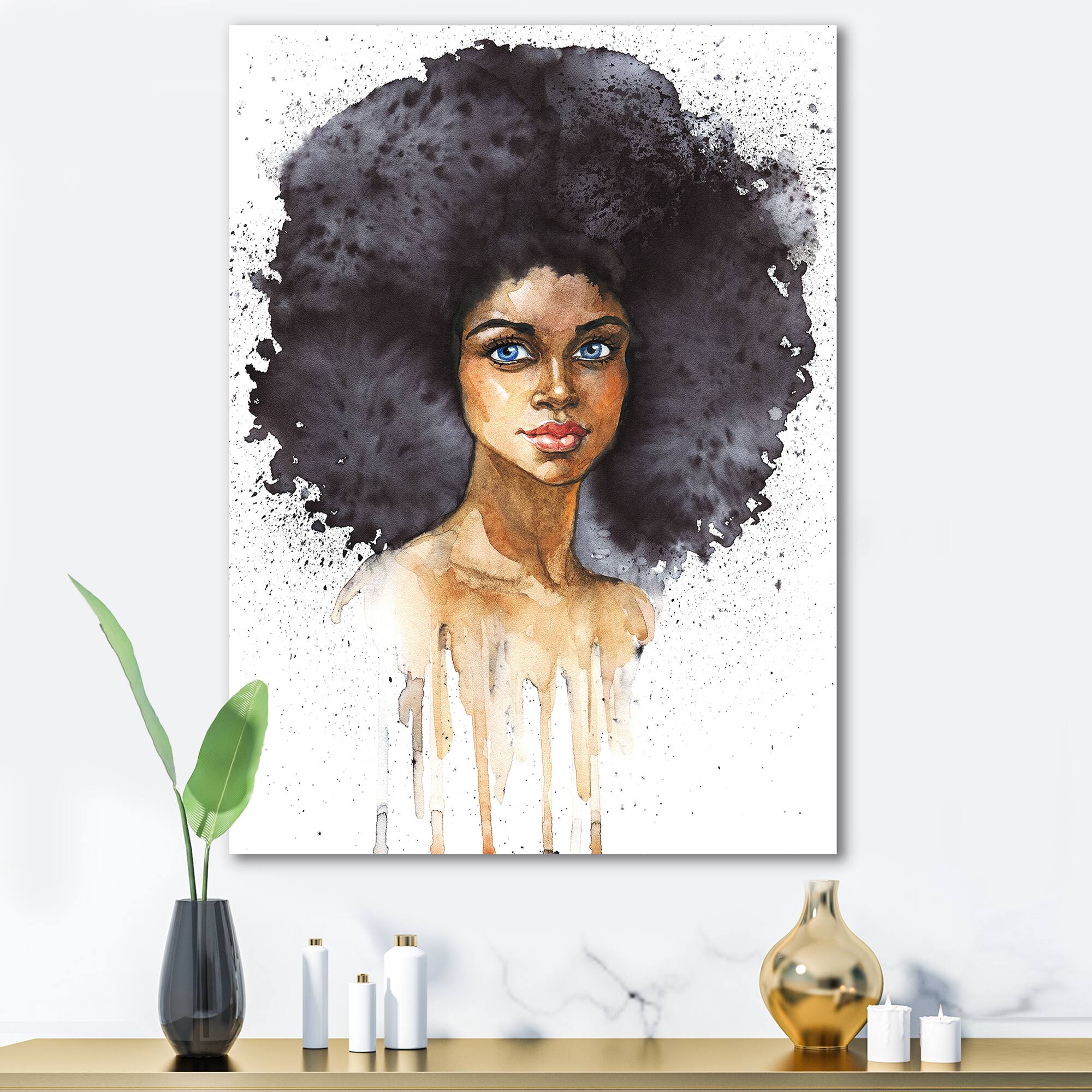 Designart - Portrait of African American Woman X